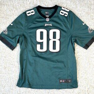 Nike Philadelphia Eagles #98 Connor Barwin Football Jersey Green Men’s Sz XL